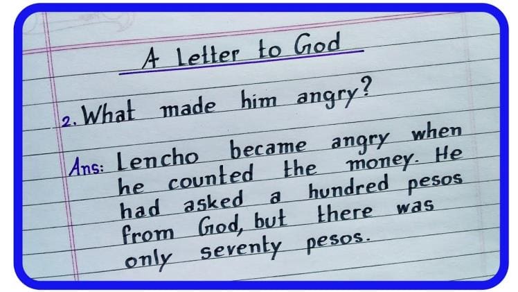 What Made Lencho Angry