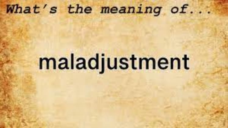 Whats The Meaning Of Maladjustment
