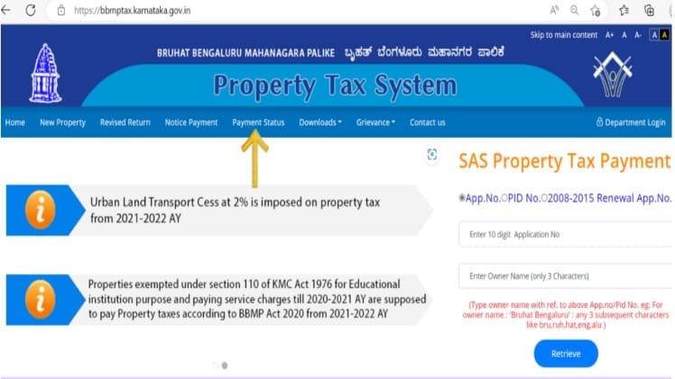 Can I Pay Bda Property Tax Online