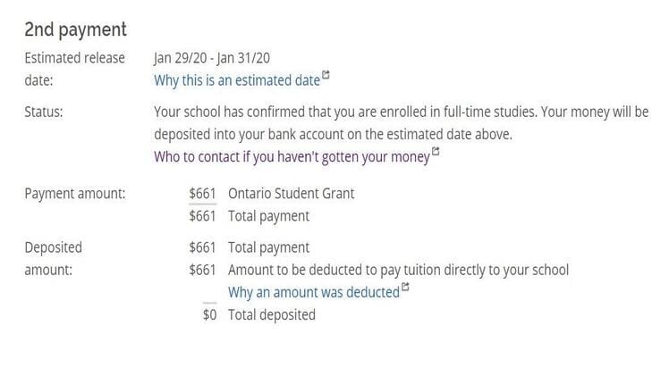 Why Did Osap Recalculated My Funding