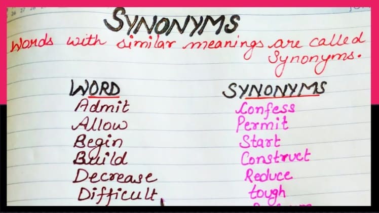Is Admonition A Synonym Or Antonym
